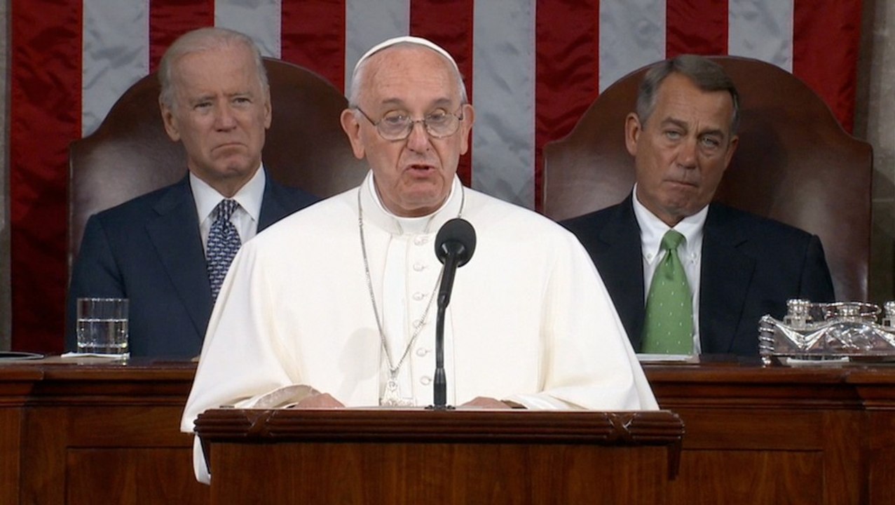 Highlights of Pope Francis's historic address to Congress