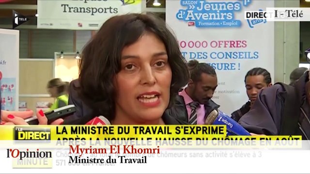 TextO’ : Chômage - Myriam El Khomri : «On ne va pas se mentir, les chiffres ne sont pas satisfaisants.»