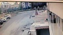 LiveLeak.com - Car slams into pedestrians on sidewalk