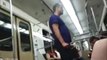 Drunk Guys Starts Fight On Train gets OWNED quick