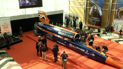 Bloodhound Supersonic Car debuts in London