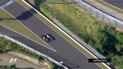 Räikkönen overtakes Gutierrez Japan 2013