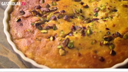 How to Make Manna Cake with Orange, Pistachios and Cocount