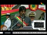 Evo Morales refrenda lucha de Bolivia por acceso al mar con soberanía
