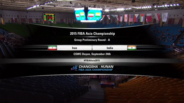 Iran v India - Group A - Game Highlights - 2015 FIBA Asia Championship