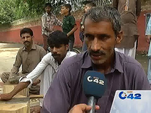 Butchers prepration on Eid ul Azha