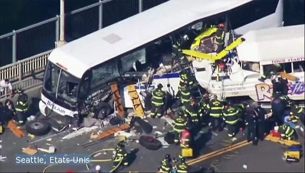 Au moins 4 morts et 9 blessés graves dans une collision de bus à Seattle