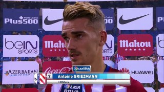 Entrevista a Antoine Griezmann tras el Atlético de Madrid (2-0) Getafe CF