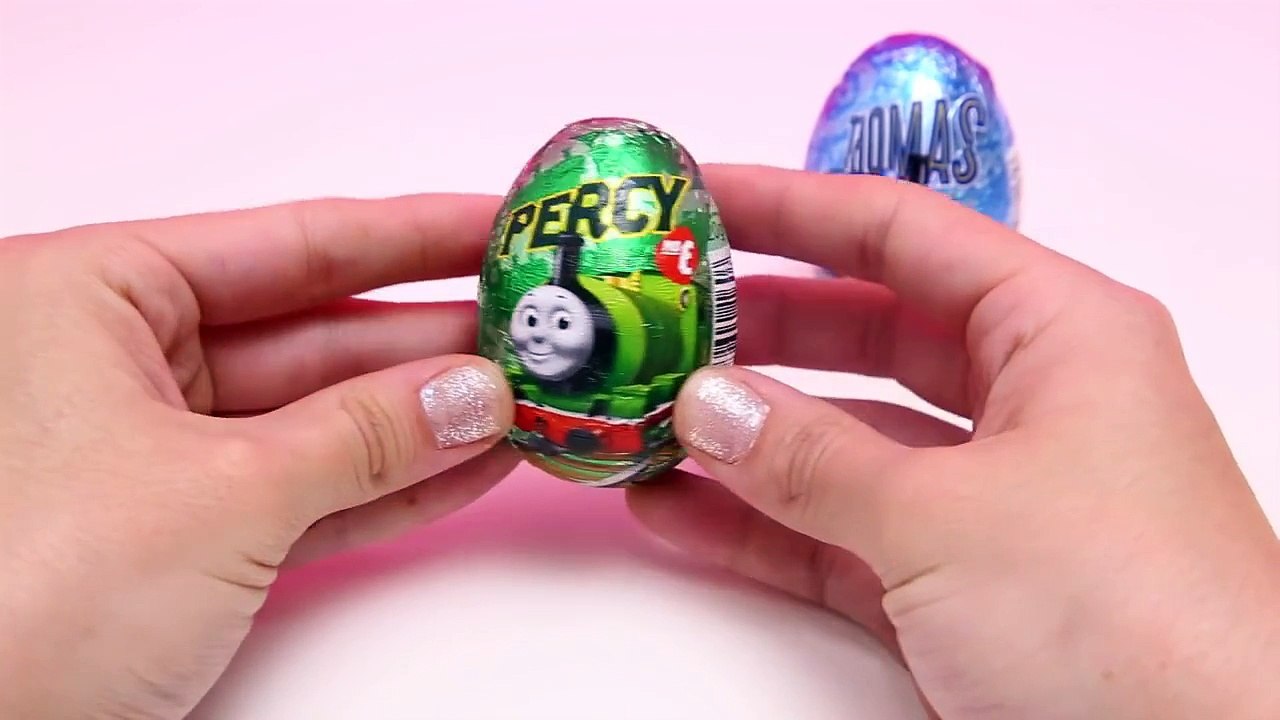 Kinder Surprise eggs Thomas the train Huevos Kinder Sorpresa Chocolate Toys