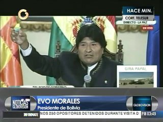 Morales: haremos valer ante el mundo nuestro derecho de salida al mar
