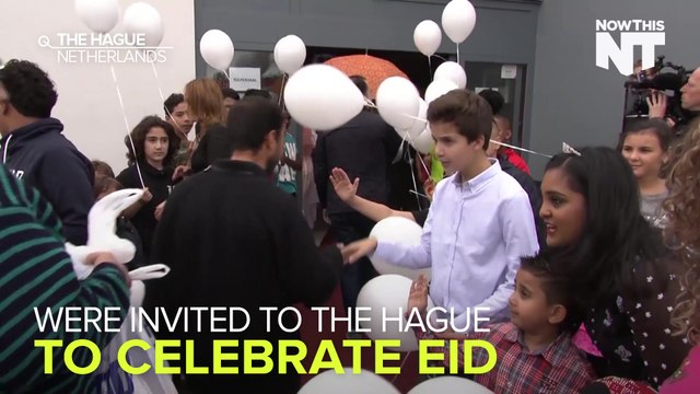 Dutch Citizens Throw A Holiday Party For Displaced Refugees