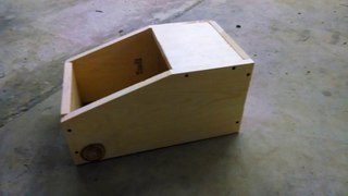 How to build a rabbit nest box using a single plank