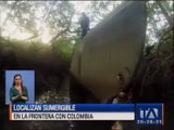 La Armada del Ecuador encontró sumergible en la frontera con Colombia