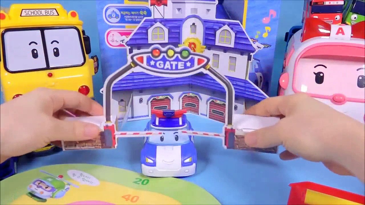 로보카폴리 펌핑카 Robocar poli pump car bank toys des dessins animés à écrire Робокар Poly Jouets