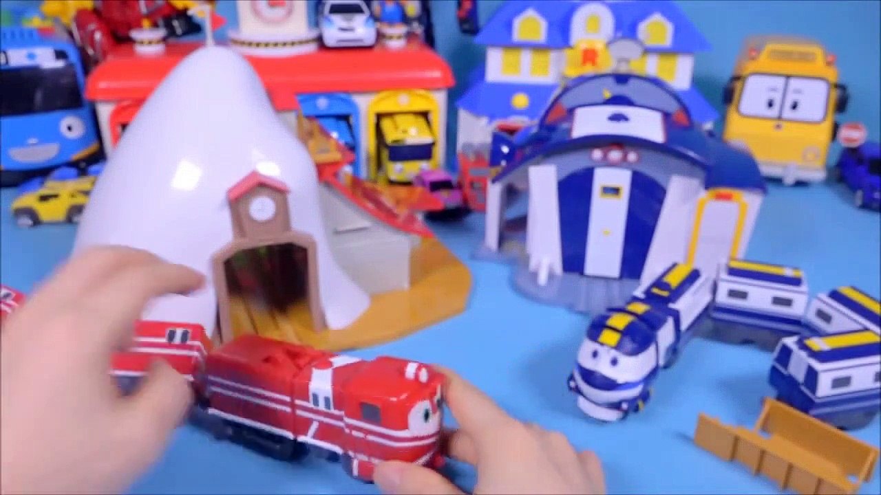 Robot train RT cas-Alpes-maison, Bonjour la voiture robot pororo ou robot K train encore un jouet Robot des Trains, des Trains héros jouets jouet pudding