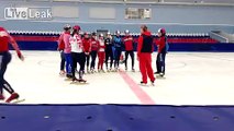 Russian trolling. Harlem Shake - Russia, National Team, Short-track (humorous video)