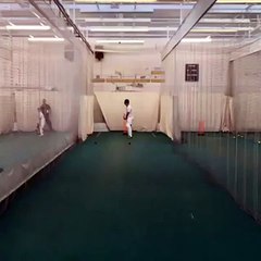 Glenn Maxwell practicing new shot