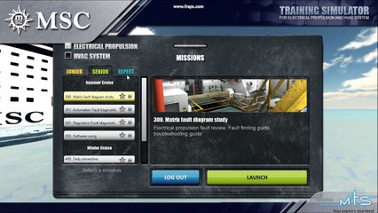 Allucyne ENERGY - MTS 3D training simulator Serious Games for Marine Electrical Propulsion