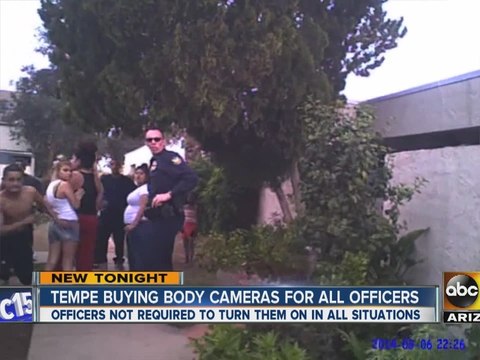 Tempe buying body cameras for all officers