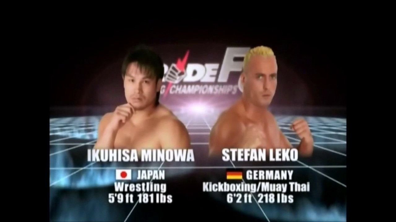 Minowa Man vs Stephan Leko