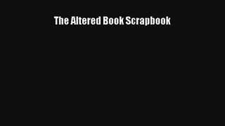 AudioBook The Altered Book Scrapbook Download