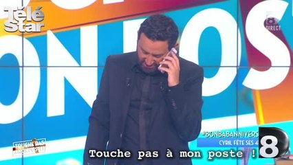 Touche pas à mon poste ! Bianca, la fille de Cyril Hanouna lui souhaite un bon anniversaire au téléphone - Jeudi 24 septembre 2015.mp4