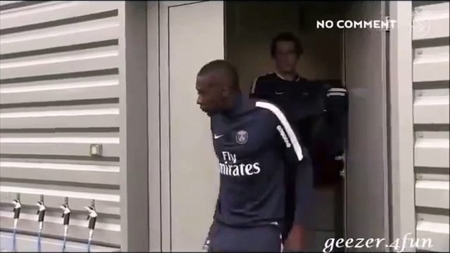 David Luiz le grand frère qui pousse Matuidi à aller à l'entraînement malgré la pluie