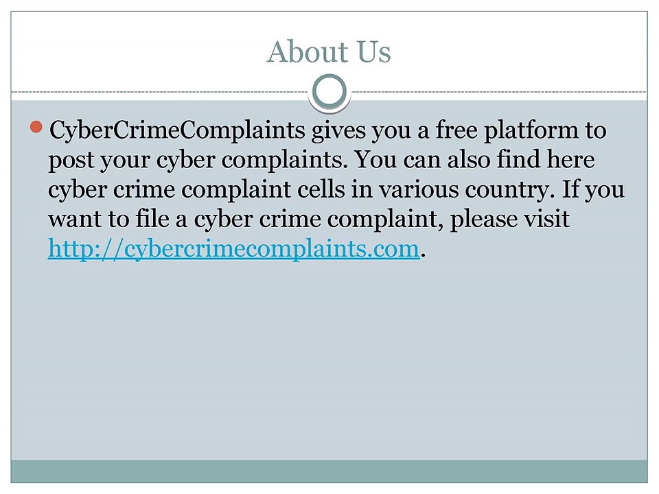 Internet Scams, Internet Fraud, Cyber Crime cases