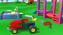 3D çizgi film - İş makineleri çocuk parkında tüm bölümler bir arada (Full HD)