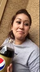 Girl cries after tasting Pepsi for the first time