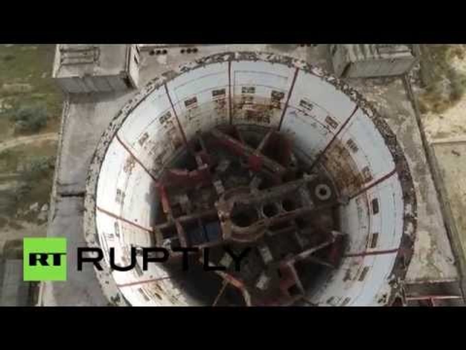 Abandoned Chernobyl-era nuclear plant in Crimea (drone footage)