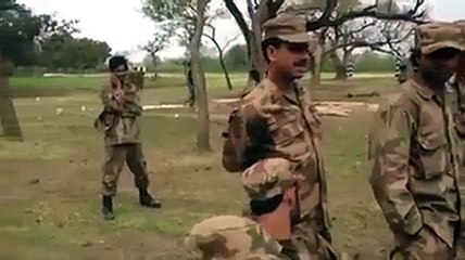 Army man dancing with company. zamarud star