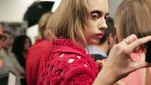 Backstage Interview with Karl Lagerfeld at Fendi Spring/Summer 2016 in Milan