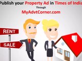Property Newspaper Ads, Property Classified and Display Advertisement in Newspaper