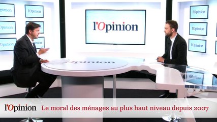 Le moral des ménages au plus haut niveau depuis 2007