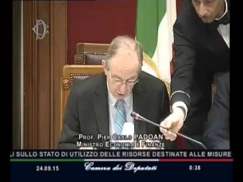 Roma - Trattamenti pensionistici, audizione Padoan e Polett (24.09.15)