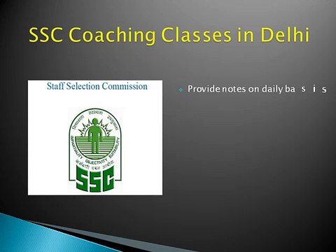 Coaching Institute in Delhi for SSC, CTET & Bank PO Exams Preparation