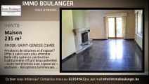 A vendre - Maison - RHODE-SAINT-GENESE (1640) - 235m²