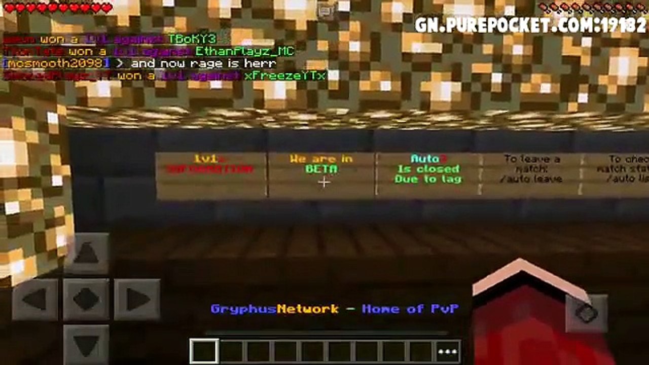 Minecraft PE 0.12.1 - NEW PVP SERVER GAMEPLAY! (Pocket Edition)