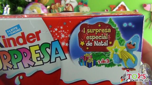 Huevos Kinder Sorpresa Navidad y chocolatinas para decorar tu Arbol - Especial Navidad 201