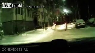 LiveLeak.com - The pursuit of a drunken driver with a weapon. In other words Russian police chase.