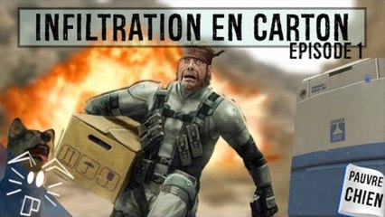 Infiltration en carton ! "Metal Gear Solid V"