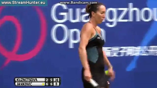 Kuznetsova S. (Rus) vs Jankovic J. (Srb) Highlights 24.09.2015 WTA - SINGLES: Guangzhou (China)