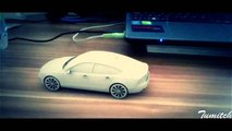3D Motion tracking test   Audi A7 3D model on table.