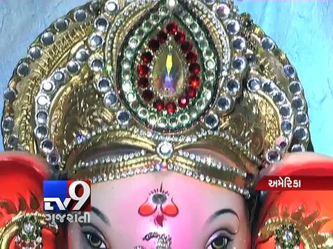 Indian community celebrates Ganesh Festival in New York - Tv9 Gujarati