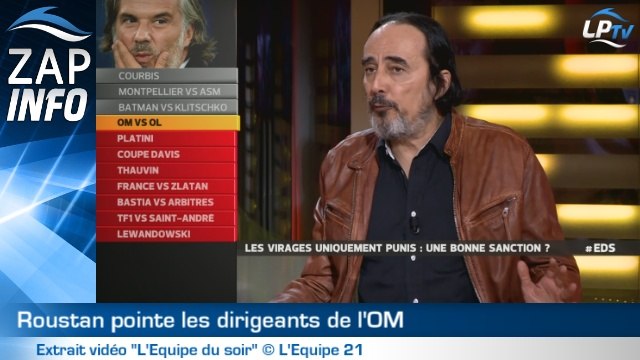 Zap : Roustan pointe la direction de l'OM