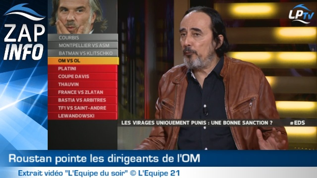 Zap : Roustan pointe la direction de l'OM