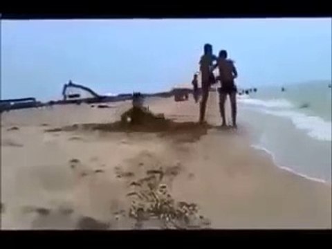 Никто такого не ожидал !Море пляж !прикол! Prank ! FANNY VIDEO 2015