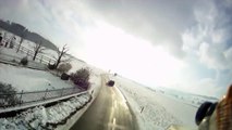 LiveLeak.com - FPV winter drone flying