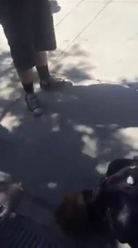 Il frappe un malvoyant mais va très vite se faire remettre en place